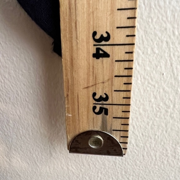 🌹Zara Knit Navy Blue Open Front Waterfall Cardigan Womens Small Casual Work - Picture 7 of 7